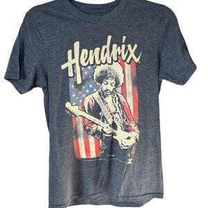American Classics Jimi Hendrix Graphic Tee Women’s Small Distressed Grey